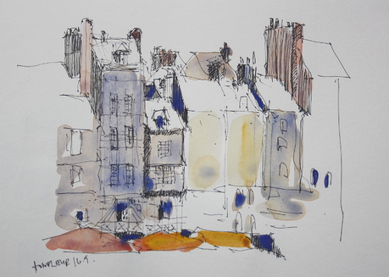Am Hafen von Honfleur