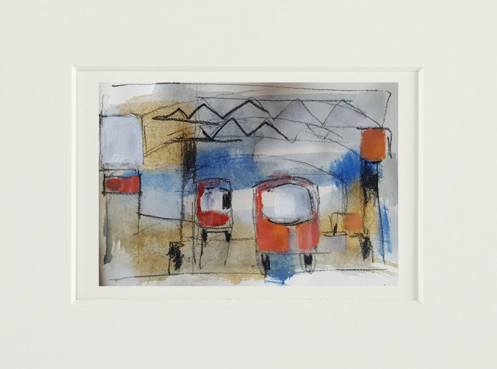 Contemporary Lyrical Landscapes by Carlo Reisch/German Artist