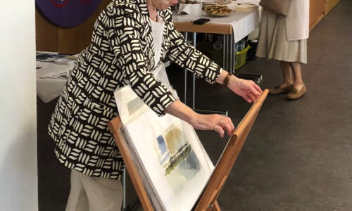 "Ausstellung Abstrakte Landschaften in Hofheim 2025- Carlo Reisch"