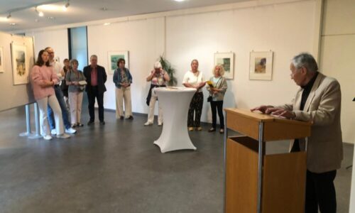 "Ausstellung Abstrakte Landschaften in Hofheim 2025- Carlo Reisch"