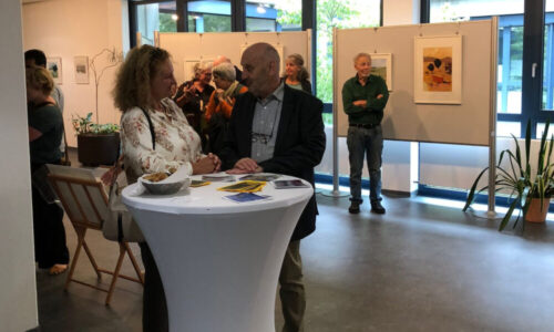 "Ausstellung Abstrakte Landschaften in Hofheim 2025- Carlo Reisch"