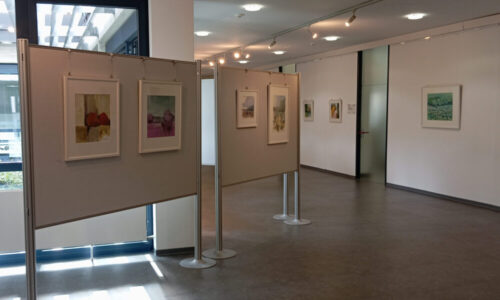 "Ausstellung Abstrakte Landschaften in Hofheim 2025- Carlo Reisch"