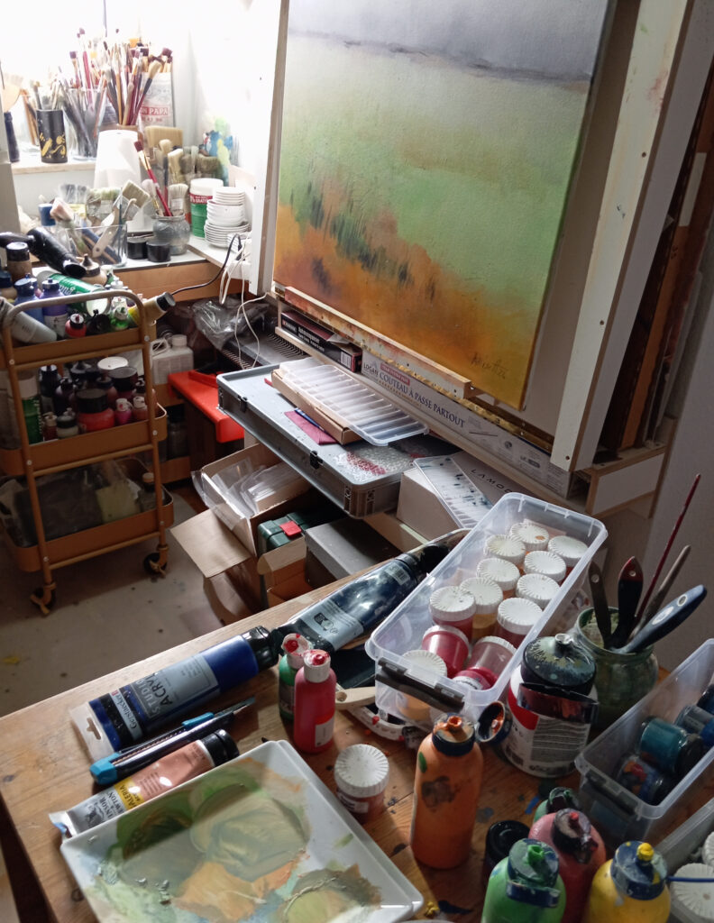 Lyrical Contemporary Abstract Painting bei Carlo Reisch/Germany Contemporary Lyrical Landscapes by Carlo Reisch/German Artist