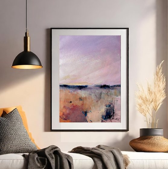 Lyrical Contemporary Abstract Painting bei Carlo Reisch/Germany Contemporary Lyrical Landscapes by Carlo Reisch/German Artist
