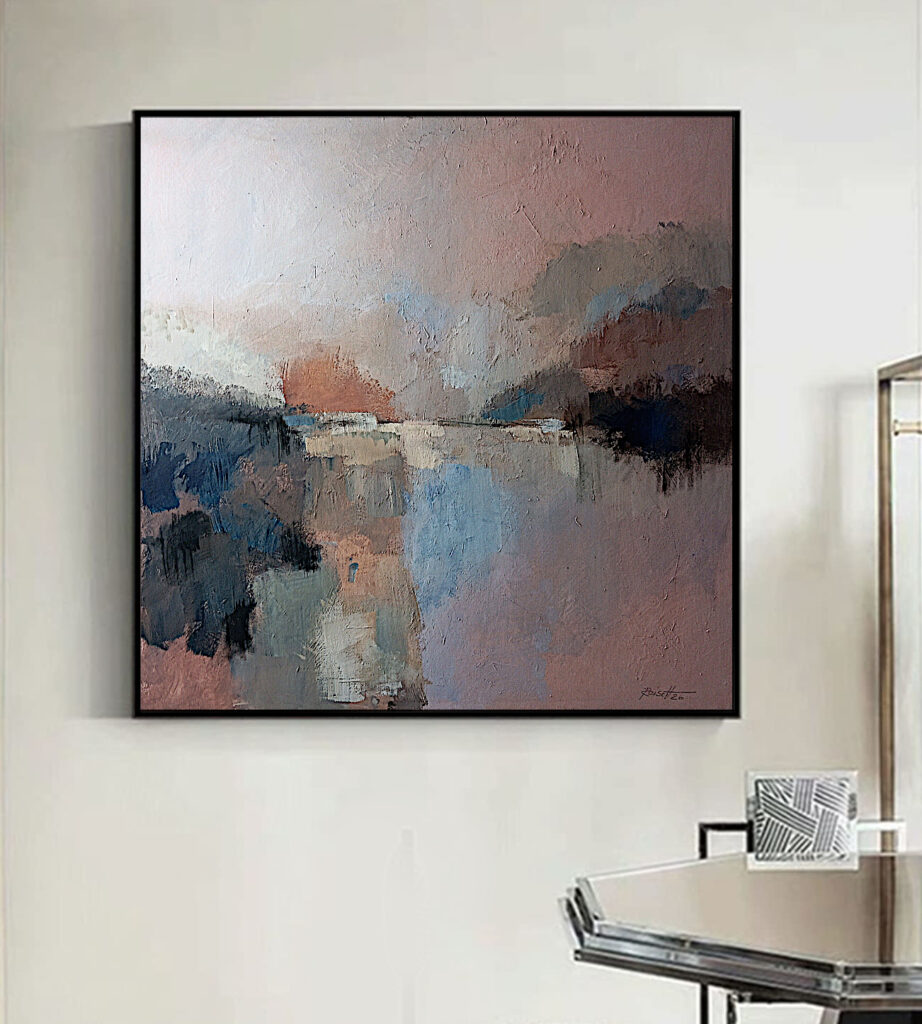 Lyrical Contemporary Abstract Painting bei Carlo Reisch/Germany Contemporary Lyrical Landscapes by Carlo Reisch/German Artist